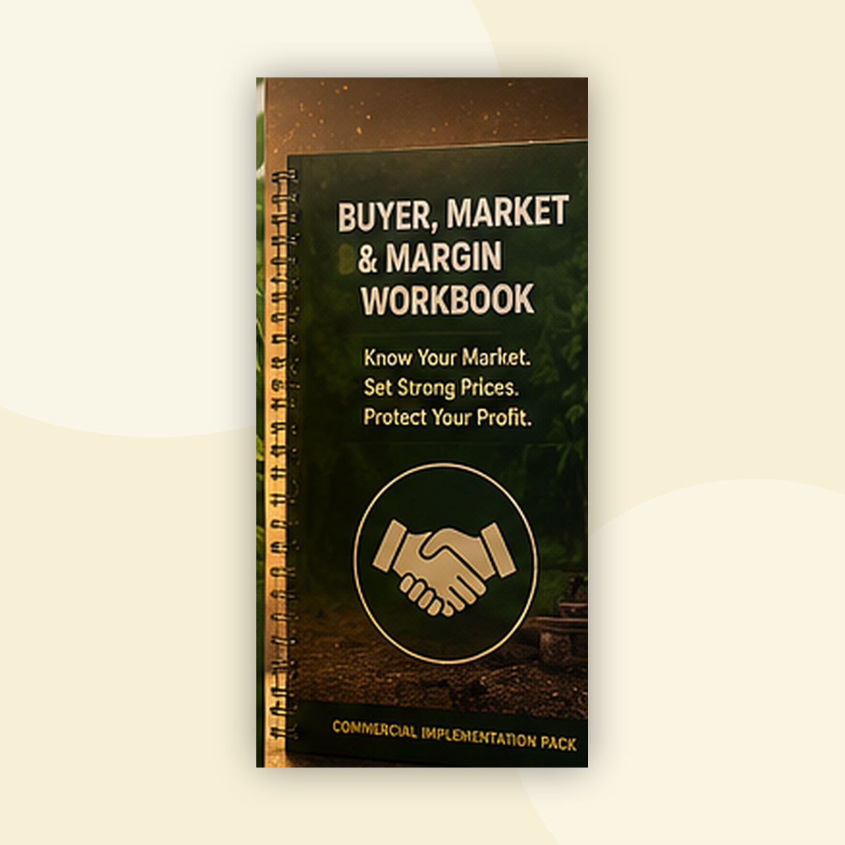 Buyer, Market and Margin Workbook mockup
