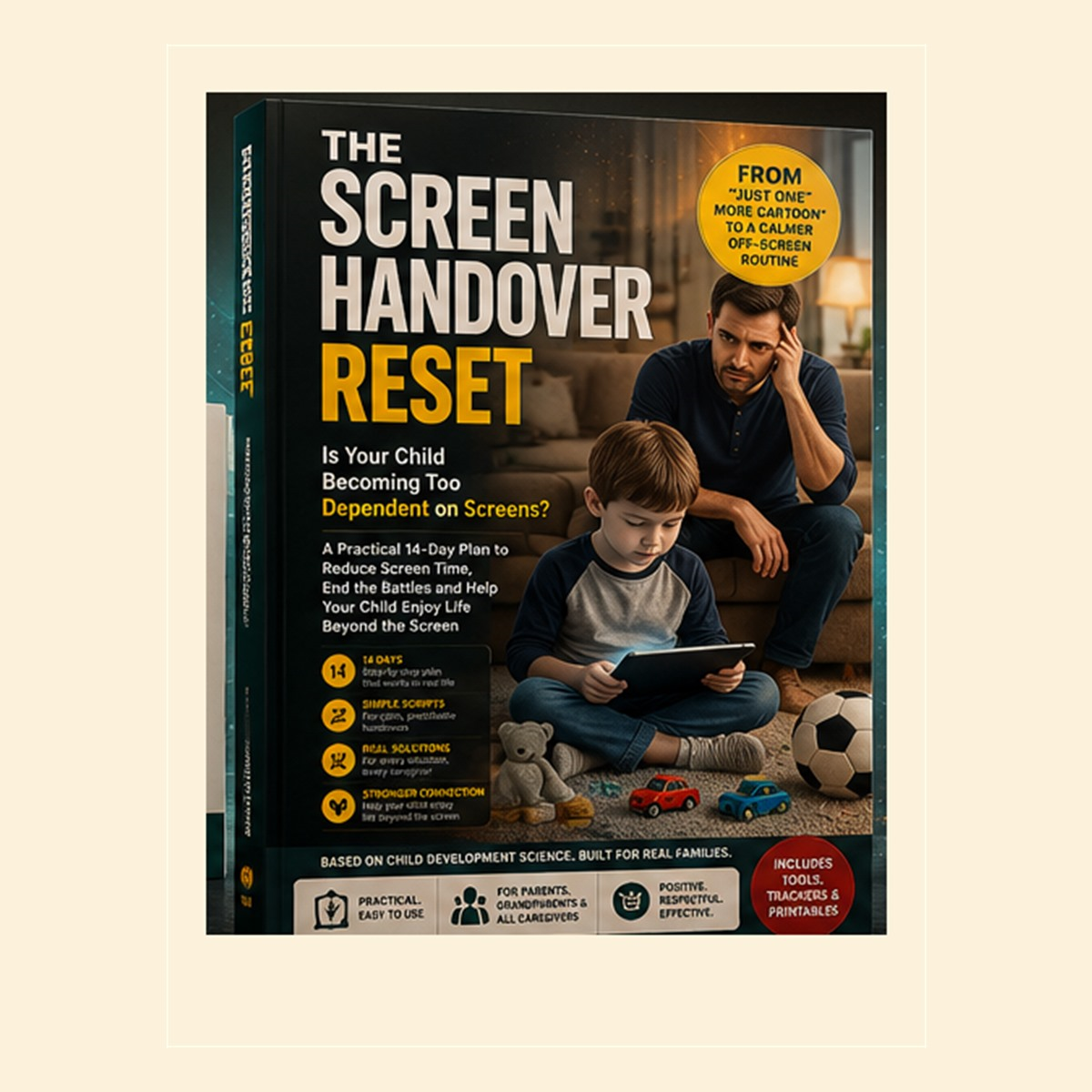 The Screen Handover Reset main guide mockup