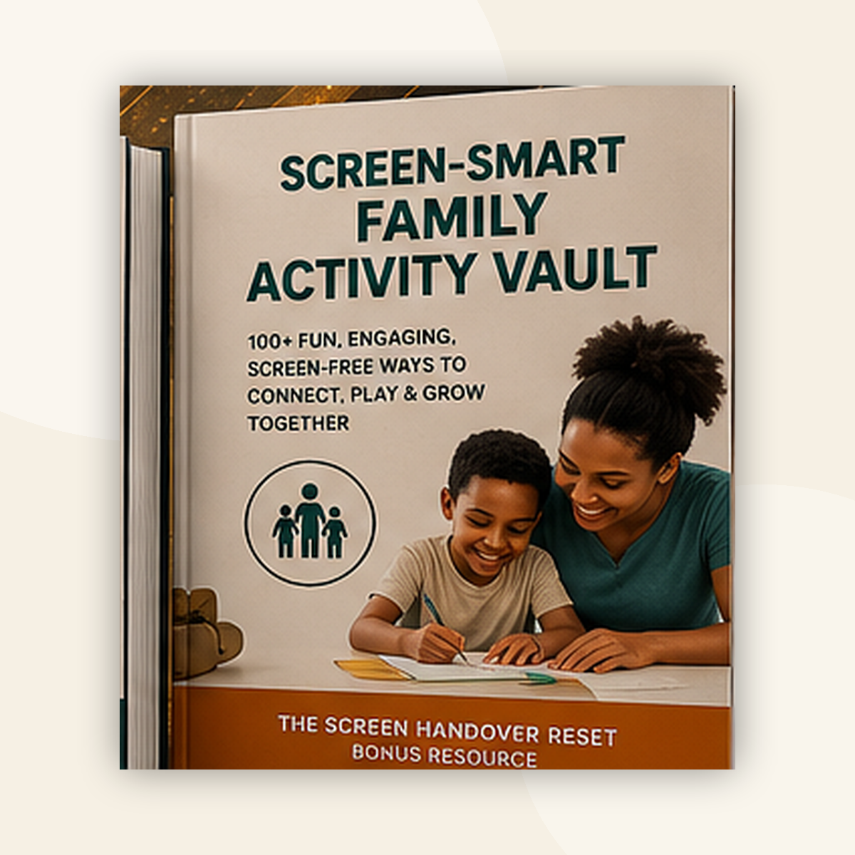 Screen-Smart Family Activity Vault mockup